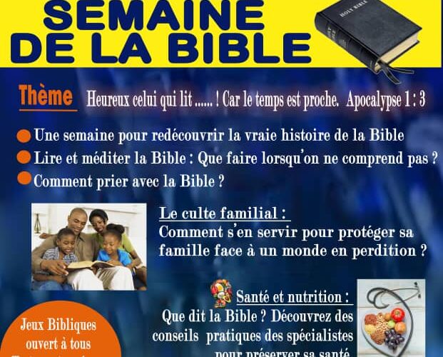 SEMAINE DE LA BIBLE